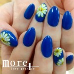 (2nd)flower×blue　ネイル☆