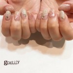 (フレンチ)馴染みカラーnail