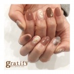 （あべのルシアス）くすみカラーで大理石nail☆