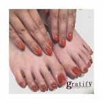 (gratify)hand&footおそろいネイル