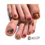 (gratify)Footニュアンスネイル
