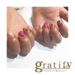 (gratify)透け感キラキラニュアンス☆