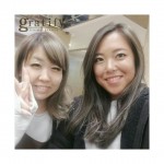 (梅田)お客様とのお写真×キラキラ白ネイル