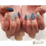 (gratify)ブルーネイル☆