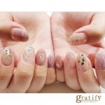 (gratify)ラメニュアンスネイル