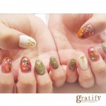(gratify)秋ネイル