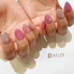 (gratify)パープルネイル
