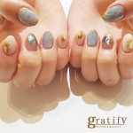 (gratify)夏先取りネイル