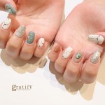 (gratify)大理石ネイル