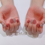 (gratify)バレンタインネイル
