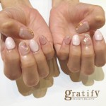 雫ネイル/心斎橋ネイル/gratify