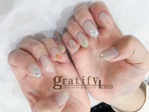 押しネイル 石橋ネイル Gratify Coco